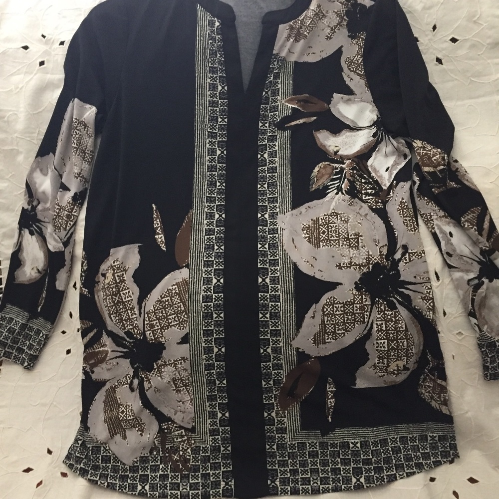 Susan Graver liquid knit tunic